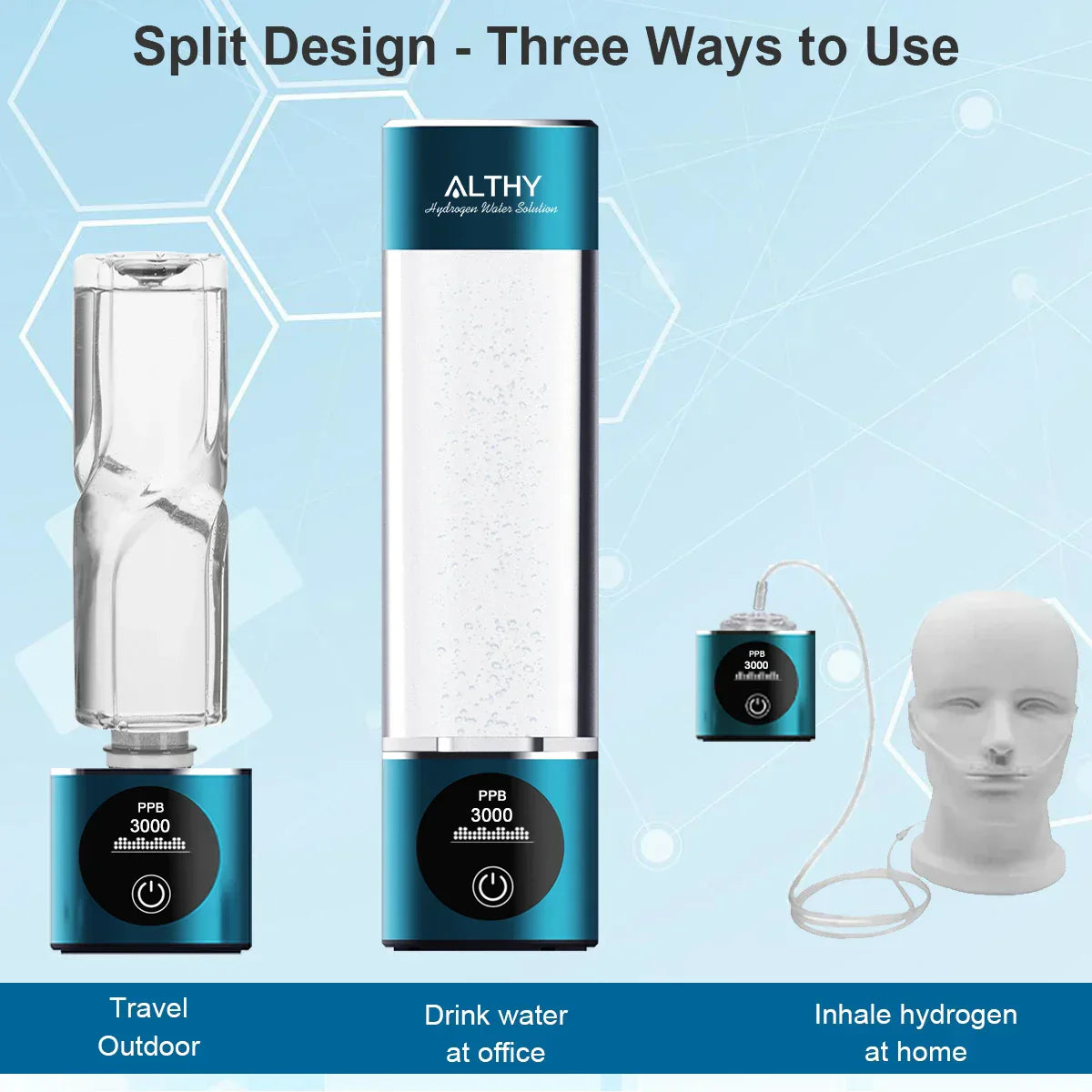 Portable Hydrogen Water Bottle β Infuse Your Water with Benefits
